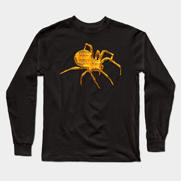 Gold Spider Long Sleeve T-Shirt by chelbi_mar